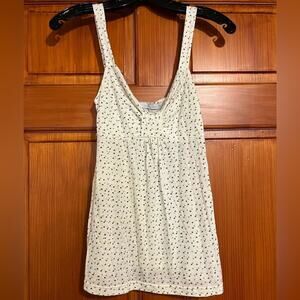 Charlotte Russe Womens Polka Dot Flowy Tank Top Medium
